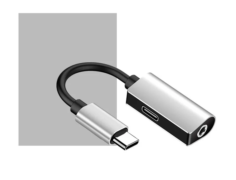 Thbelieve USB Type C To 3.5 Headphone Adapter 2 In 1 USBC To 3.5mm Audio Jack USB Type-C Earphone Converter Support Drop Ship (5)