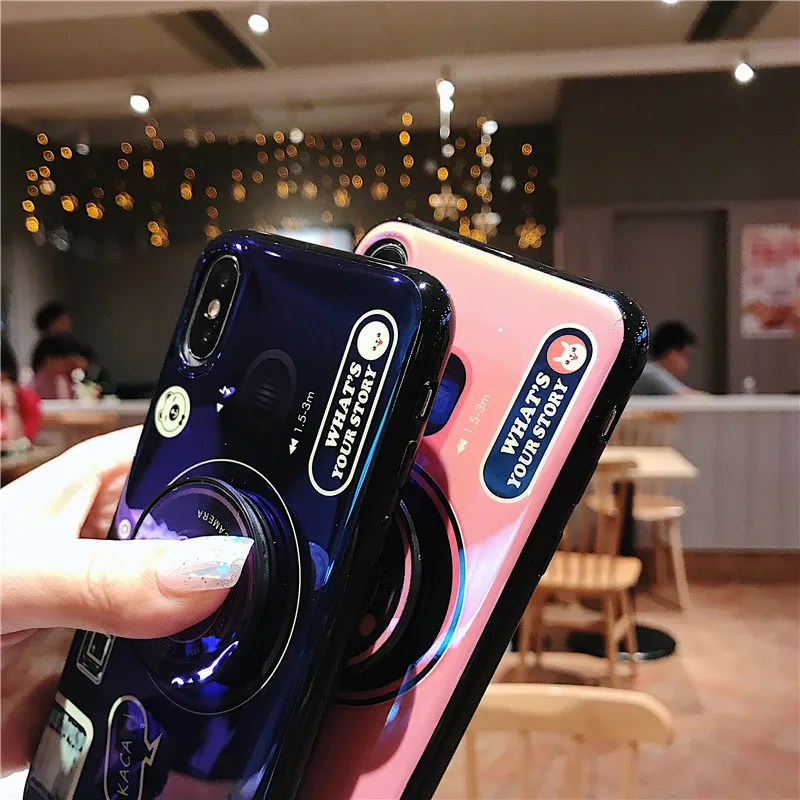 Для huawei mate 8, 9, 10 lite, 20 pro, P9, P10, P20 lite, P30 pro, 3D камера, Стильный мягкий чехол из ТПУ с ремешком и кронштейном