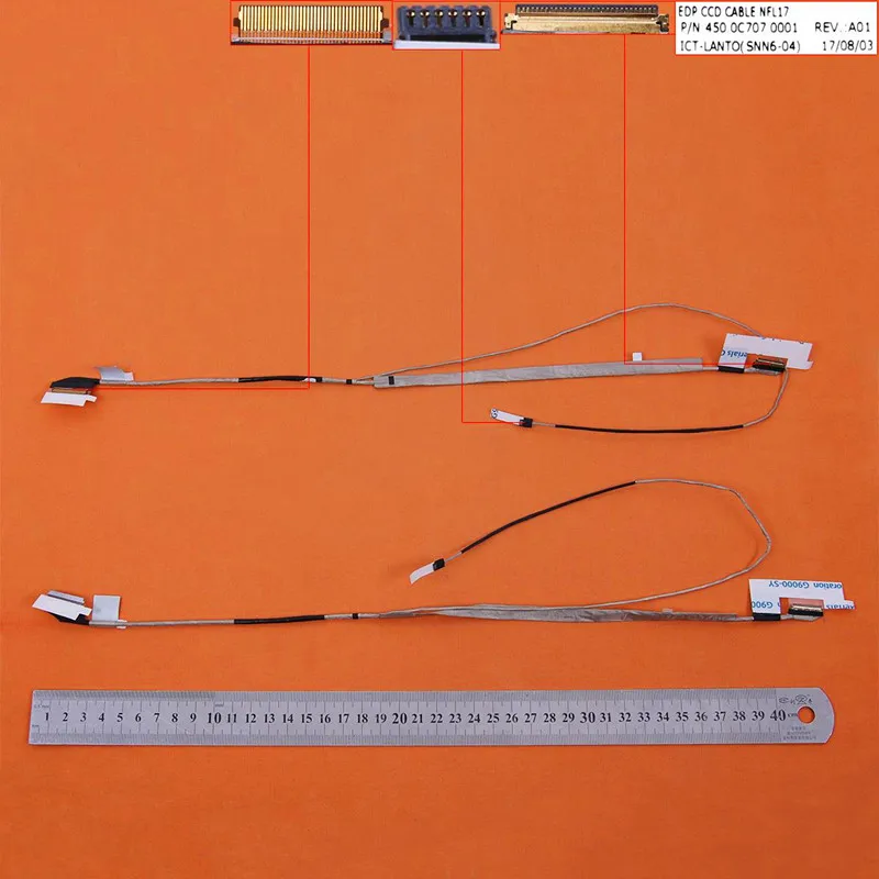 

New LCD LED Video Flex Cable For HP 17-AK 17-AK014NA 17-BS051 17-BS067CL ,30pin,ORG P/N :450.0C707.0001 LCD LVDS CABLE