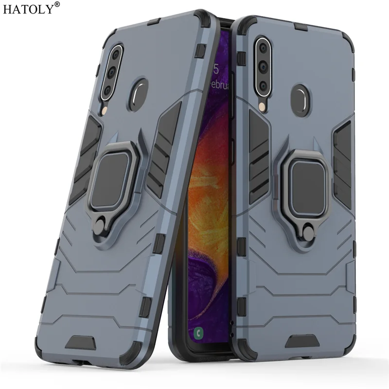 For Samsung Galaxy A60 Case for Samsung Galaxy A30 A50 A60 Magnetic Finger Ring Hard Armor Phone Case For Samsung Galaxy A60