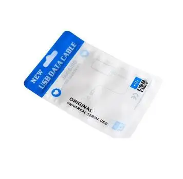 BLUE 100 шт Новое поступление Высокое качество Розничная 150*100(мм) упаковочные мешки на застежке-молнии на заказ поли отверстие для подвешивания сумки для 1 Измерительный usb-кабель - Цвет: BLUE