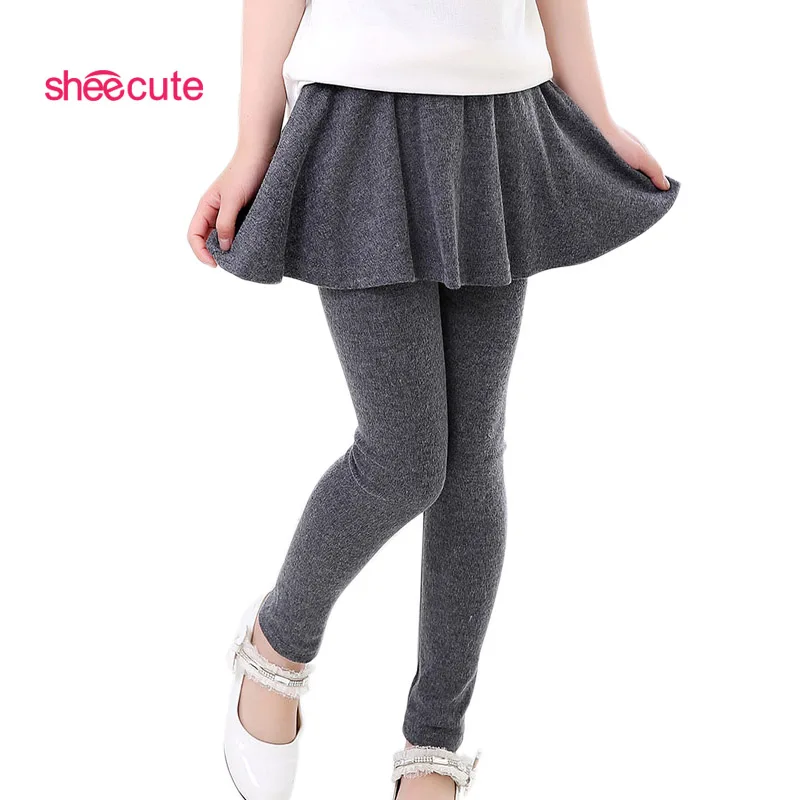 Girls Pants Kids Pants Girls Trousers New Spring Retail Girl Legging Girls Skirt-pants Cake skirt Q2305