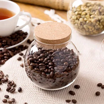 

OTHERHOUSE Kitchen Storage Containers Tea Coffee Sugar Jar Bottle Glass Cereal Container Food Storage Bottle Jar Home Organizer