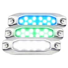 10-30 V Мульти-напряжение высокой мощности " крепящийся на поверхности светодиодный лодка яхта бассейн пруд фонтан свет