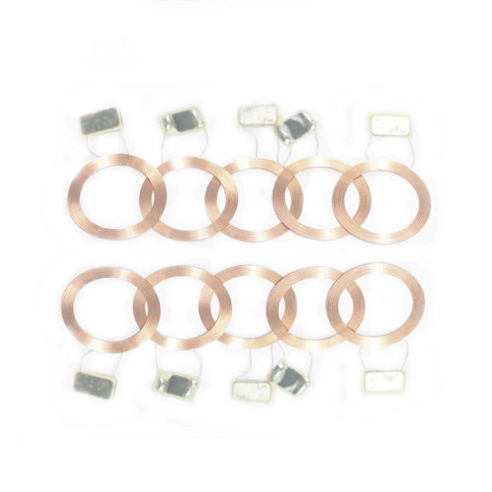 

100pcs ISO14443A S50 chip smart card chip/13.56MHZ-IC card coil RFID tags/IC card chip/ Antenna + chip