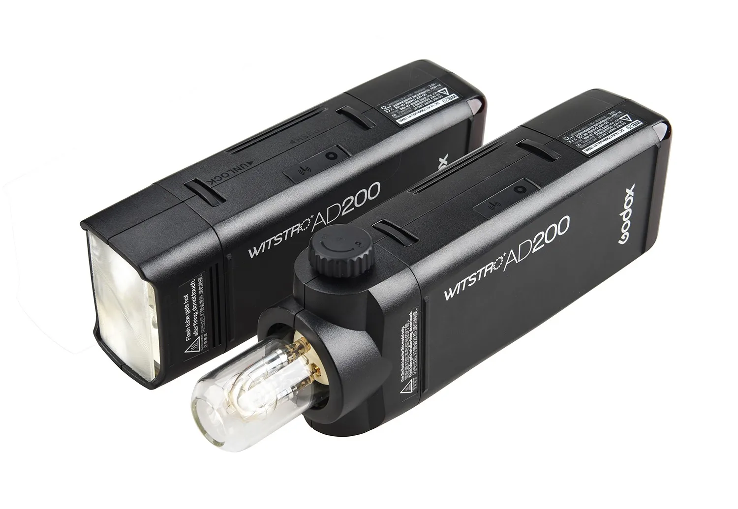 GODOX AD200 TTL 2.4G HSS 1/8000s Pocket Flash Light Double Head 200Ws