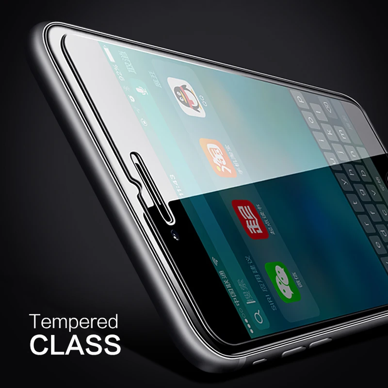 TOMKAS Защита экрана для iPhone 7 Plus 6 6S 5 5S SE закаленное стекло 0 3 мм HD Высококачественная