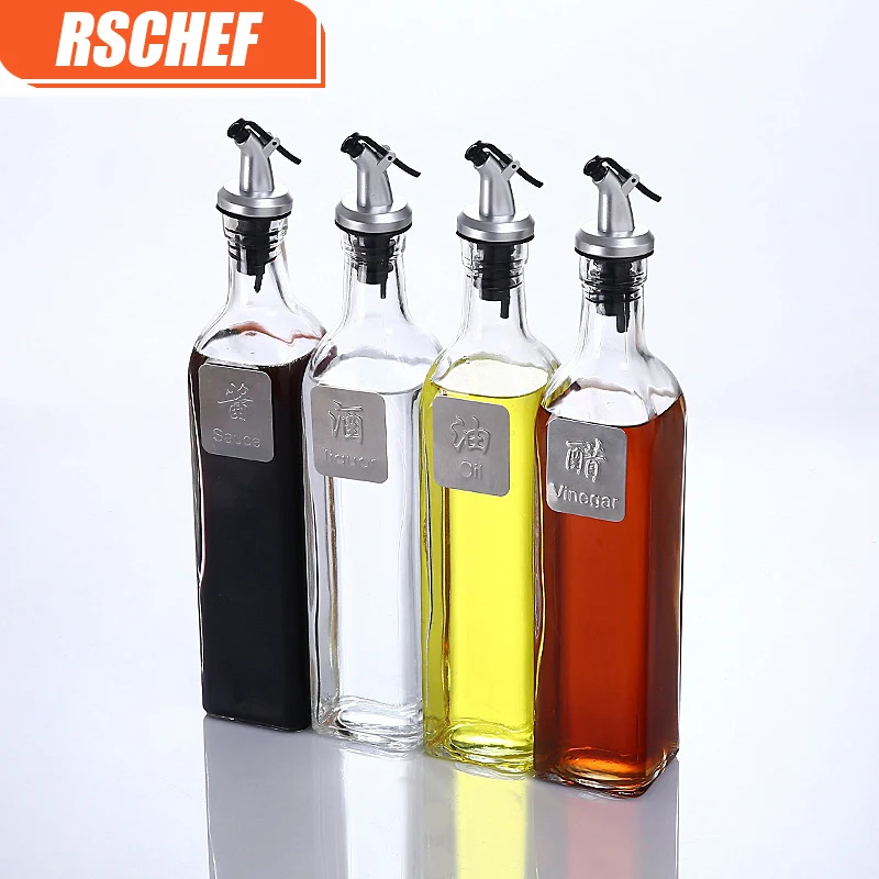 1pcs 500ML Stainless Steel Leak proof Oil Dispenser Bottle ...