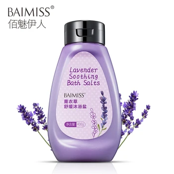 

BAIMISS Lacender Soothing Bath Salts Oil Control Exfoliate Remove Acne Treatment Body Care With Bath Salt