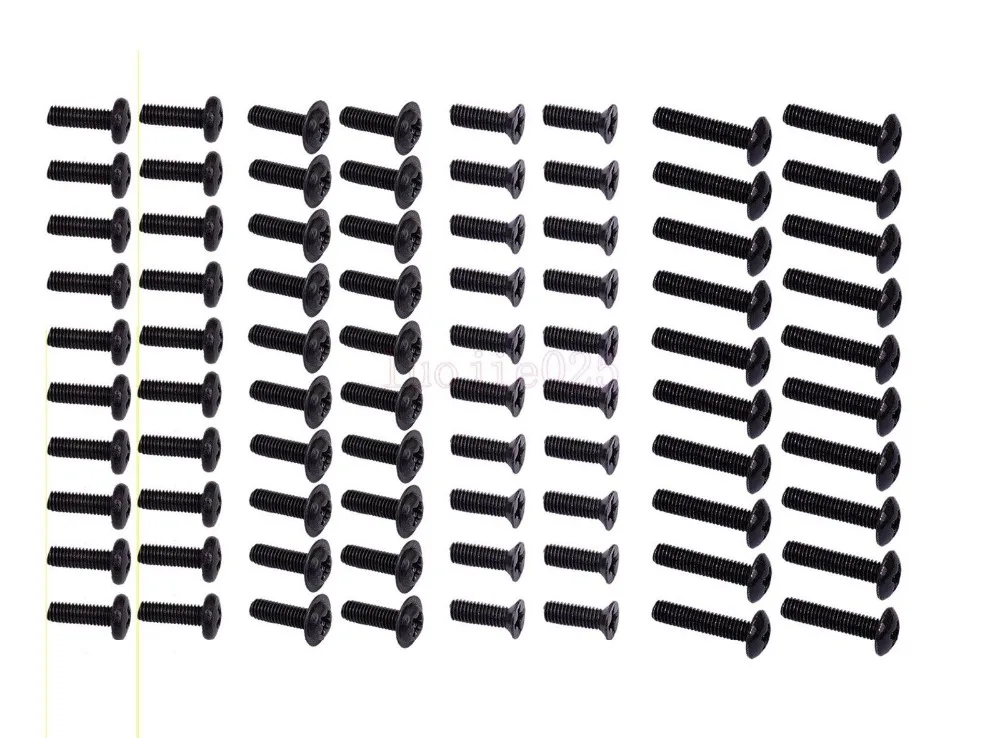 80PCS HSP 1/10 94122 94123 94111 3MM Round head screws Flat head screws M3*8 M3*10 M3*16  02092 02096 02097 08024
