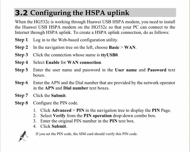 Huawei HG532c домашний шлюз ADSL2+/3g модем маршрутизатор