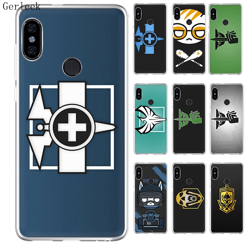 Жесткий чехол Desxz Rainbow Six Siege для Xiaomi Mi 5 5S 6 8 Lite SE A1 5X A2 F1 9 MAX 3 | Мобильные телефоны и