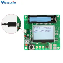 Inductor de diseño portátil, medidor de condensador, pantalla LCD MG328, transistores MOSFET multifunción, probador de diodos con cable para bricolaje