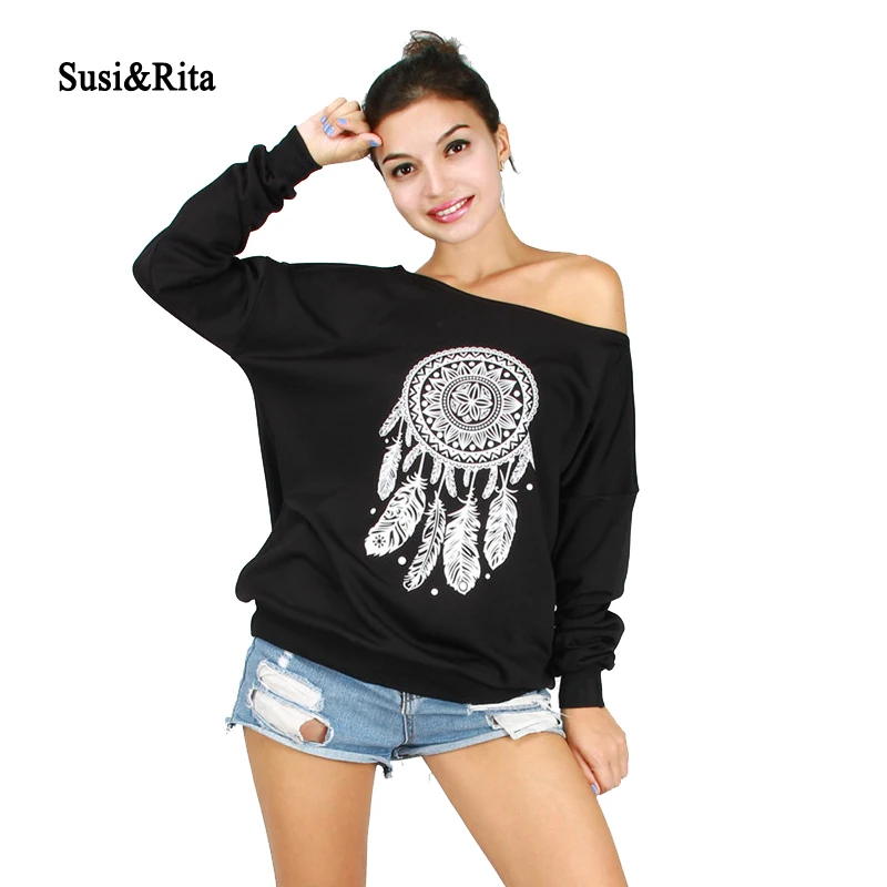 Susi&Rita 2017 Autumn Women Hoodie Sweatshirts Long Sleeve