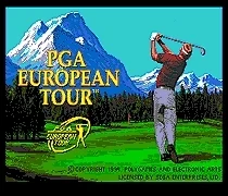 PGA европейский тур 16 бит MD игровая карта для sega Mega Drive для sega Genesis