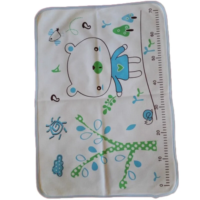 3 Sizes Newborn Baby Changing Pad Urinal Pad For Infant Child Bed Waterproof Cotton Cloth diaper inserts Changing Mat For Crib