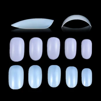 

600 Pcs/Bag Fake Nails Short Stick Practice For Painting Polishing Gel Showing Tools Manicure False Nail Art Tips 88