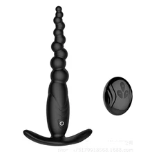 Silicone Anal sex toys butt plug Powerful 9 Speed Dildo Anal Vibrators Delayed ejaculation Anus Beads Adult sex products for Men