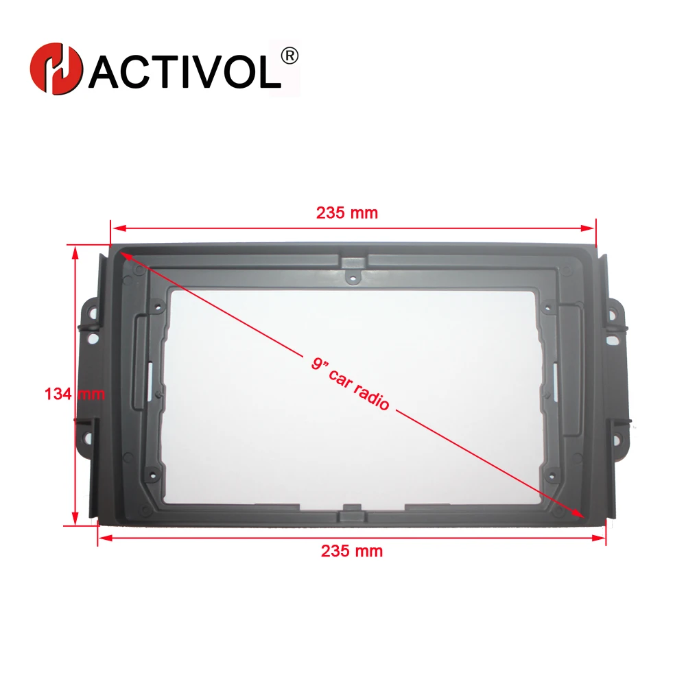 

HACTIVOL 2 Din Car Radio face plate Frame for Chery Tiggo 3X Tiggo 2 2016 Car DVD Player panel dash mount kit car accessories