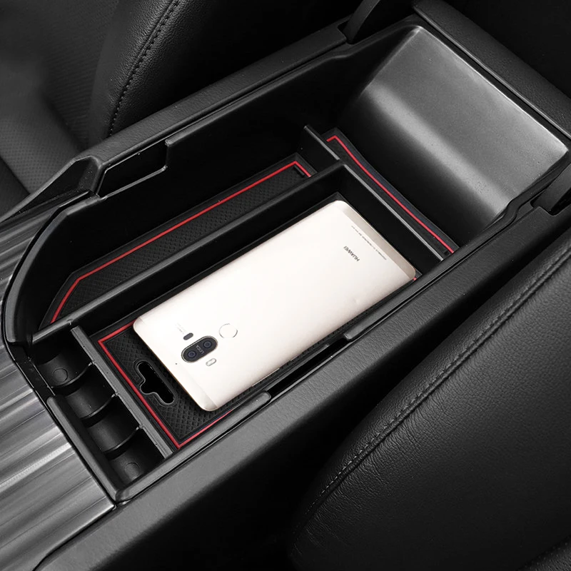 

LHD Car Organizer Plastic Car Storage Box Glove Case Auto container holder tray For Toyota Camry 2018 Interior Car Accessories