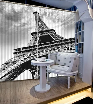 

3D Printing Curtains High Quality HD Lifelike Visual Enjoyment Curtains Bedroom Living Room Sunshade Window Curtain CL-D141