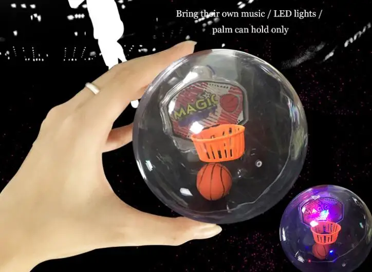 Креативные музыкальные ручные баскетбольные игрушки LED Shoot устройство корзина
