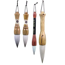 Китайская традиционная ручка-кисть для каллиграфии шерстяная ласка множество волокон Хоппер-фигурные макияжные кисточки весенние фестивальные кулоны художественная живопись