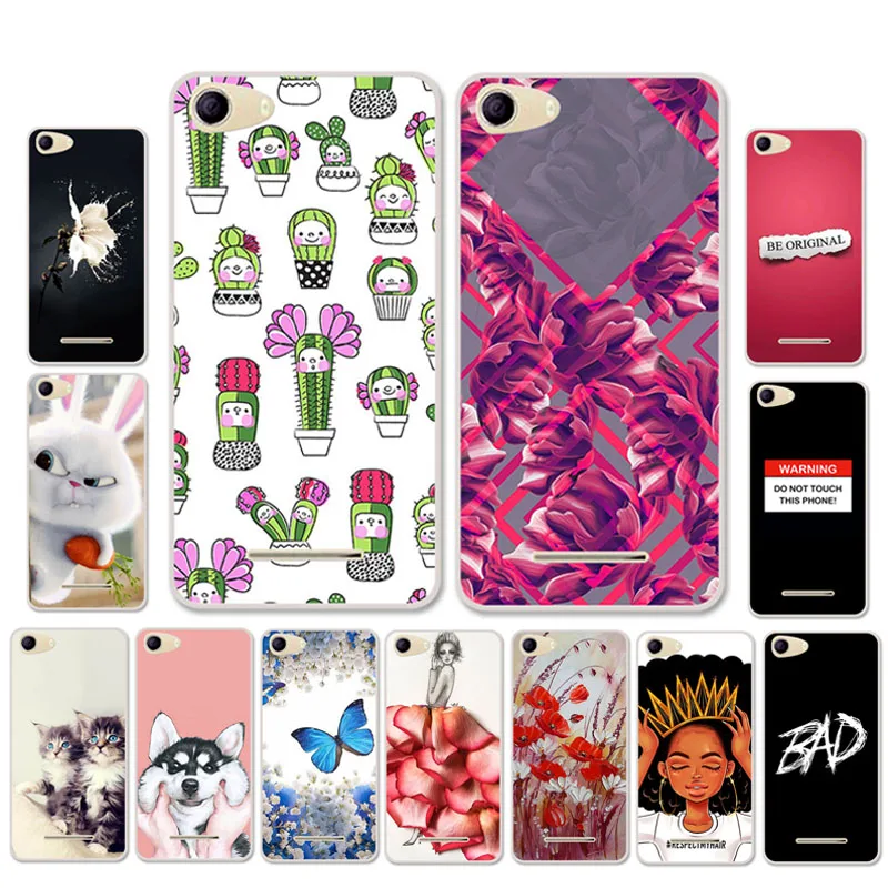 

Ojeleye DIY Patterned Silicon Case For BQ 5065 Case Soft TPU Cartoon Phone Cover For BQ 5065 Covers Bags Anti-knock Shell