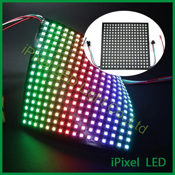 Светодиодный экран IP20 DC5V 16X16 rgb светодиодный дисплей ws2812b|display|display elementsip20 |