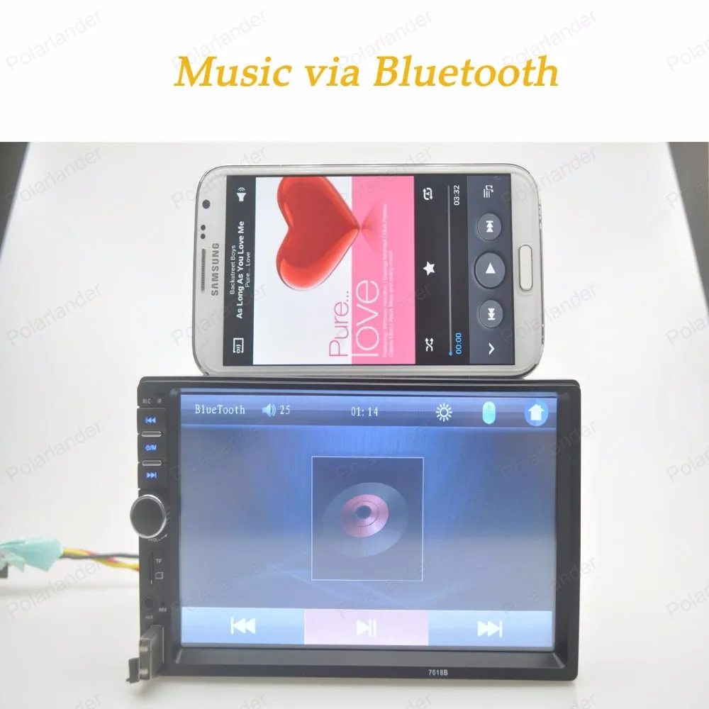 Магнитола Automagnitol Bluetooth Сенсорный в тире для Hands-free 2 Din HD стерео смартфон 7 ''MP4 экран MP3 автомобиль TF/USB блок Зеркало Ссылка автомагнитола