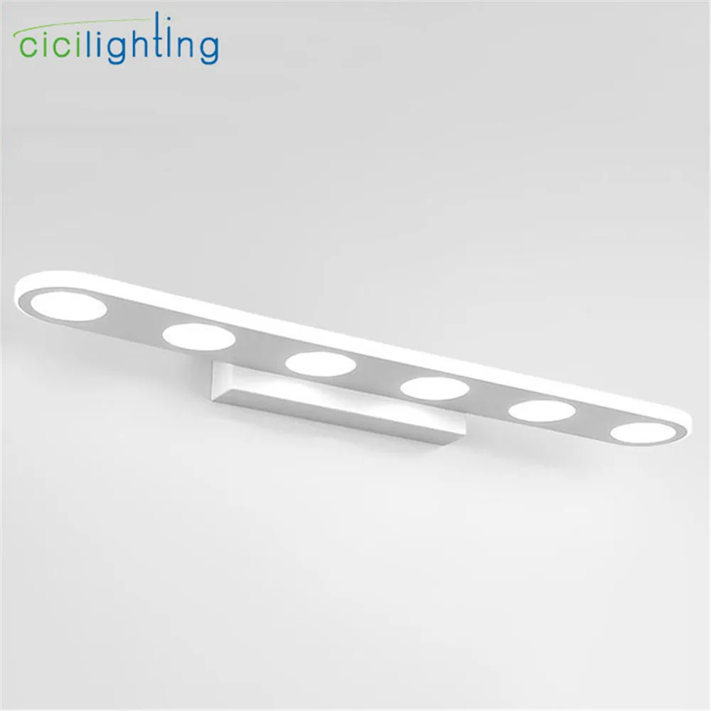  90V - 265V 18W 55cm led mirror lights lamp Modern white cabinet 6 lights LED Dress mirror bedroom b - 32583295731