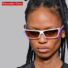 Хит цвета Квадратные Солнцезащитные очки для женщин Мода винтажная, брендовая, дизайнерская солнцезащитные очки для мужчин Gafas De Sol de Los Hombres