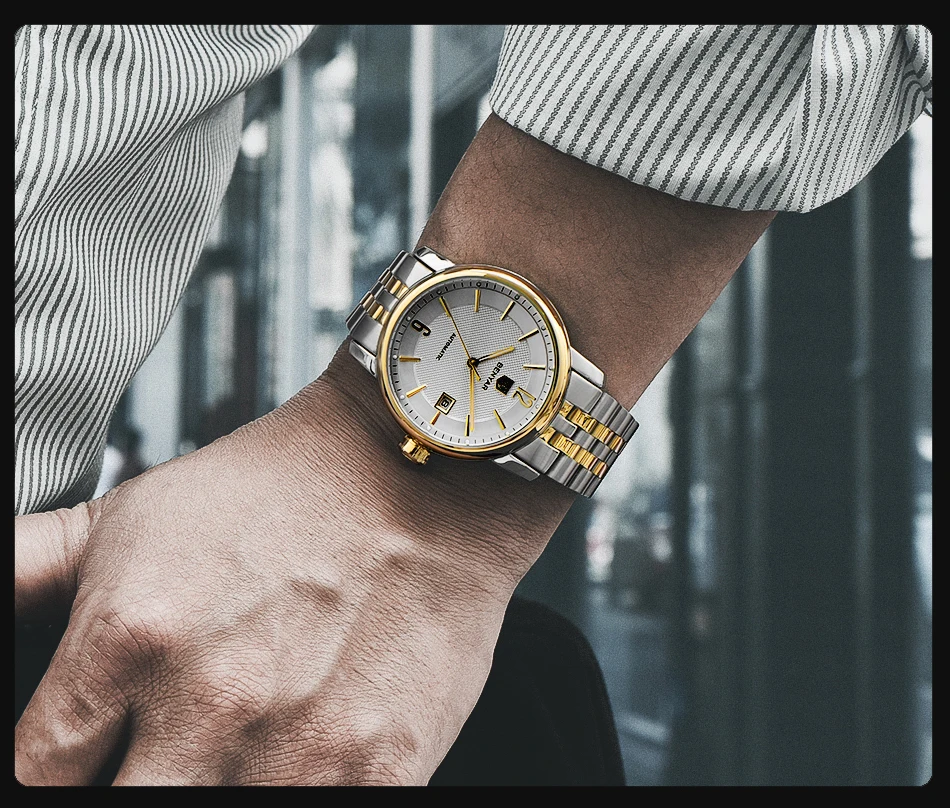 BENYAR Relogio Masculino Лидирующий бренд Роскошные мужские часы модные полностью стальные модные повседневные водонепроницаемые автоматические часы мужские часы