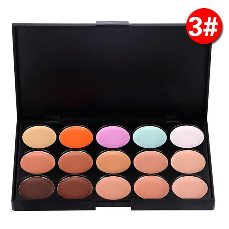 10x15CM Big Size! Professional Concealer Palette 15 Colors Makeup Foundation Facial Face Cream Palettes Powder Cosmetics