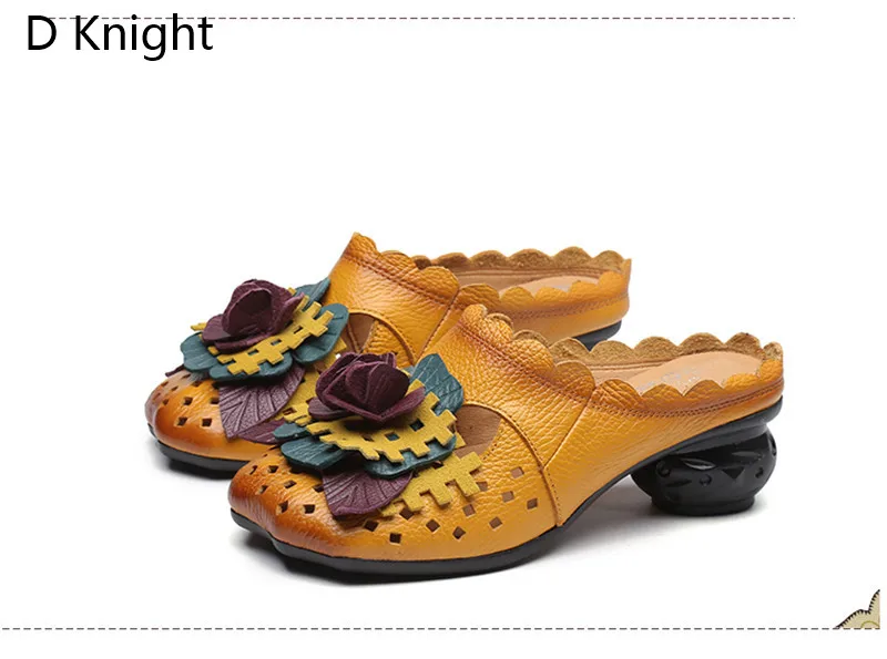 Summer Platform Heels Women Slipper Shoes Comfortable Outside Slides Sandals Strange Style High Heel Genuine Leather Women Shoes (13)