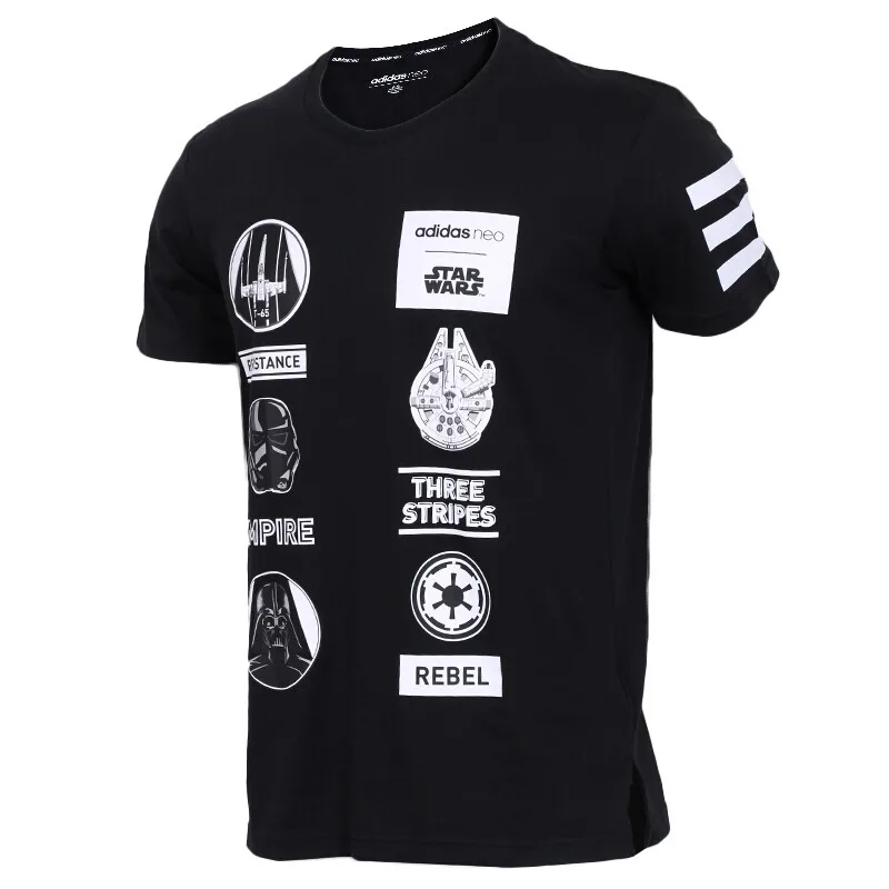 Новое поступление Adidas NEO Label SW TEE 4 Для мужчин, футболки с коротким рукавом спортивный костюм - Цвет: CV9383