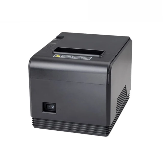 Cheap Free Shipping Black POS Printer 80MM Thermal Receipt Printer With fast Speed USB+RS232 port