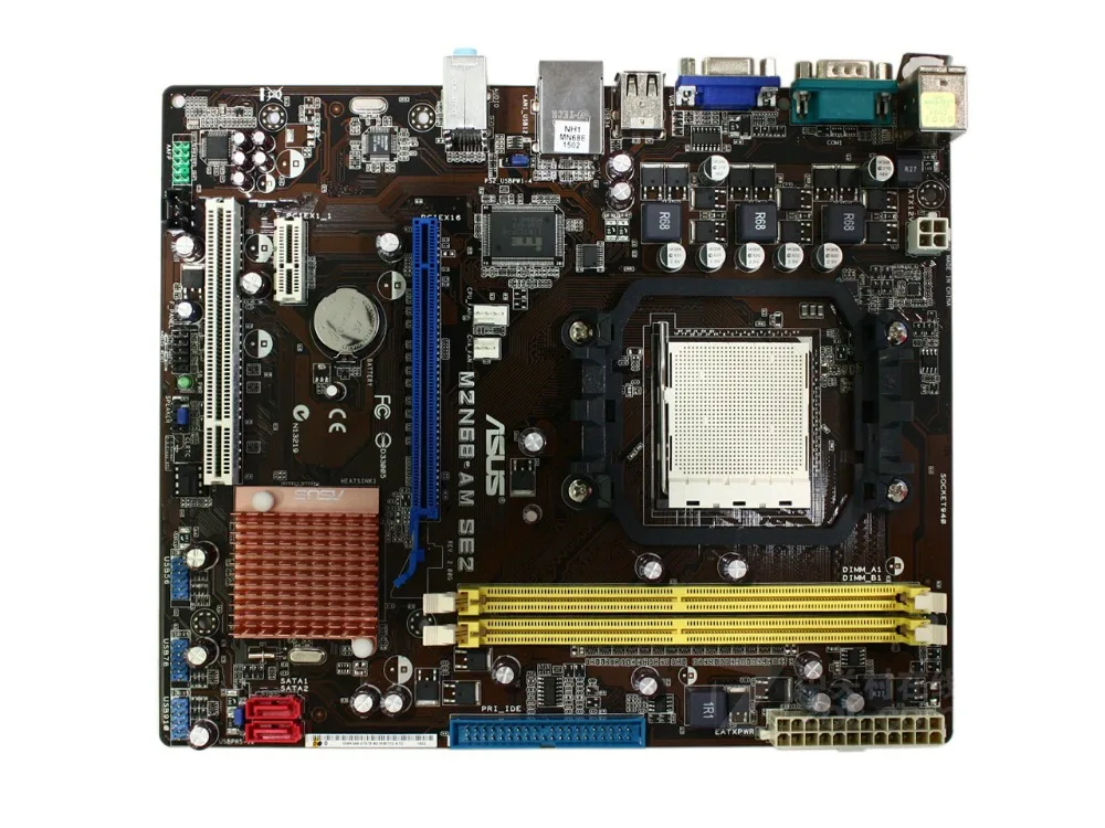 Оригинальная Материнская плата ASUS M2N68-AM SE2 DDR2 Socket AM2/AM2+/Micro ATX