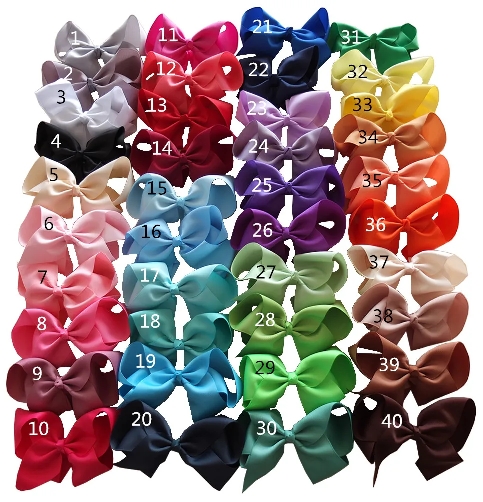 6 inch hair bows
