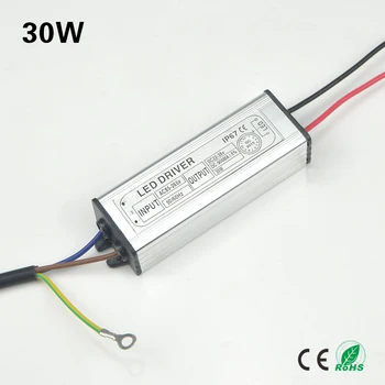 

1Pcs DC 22V-38V 30W 900mA (10 series 3 parallel) Power Supply Floodlight LED Driver lighting Transformer IP67 Waterproof Adapter