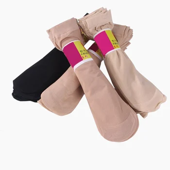 Hot Sales Zihooo High Quality  Women Velvet Socks Female Socks Summer Sock Thin Silk Transparent 5 Pair=10 Pieces 4 Color S01