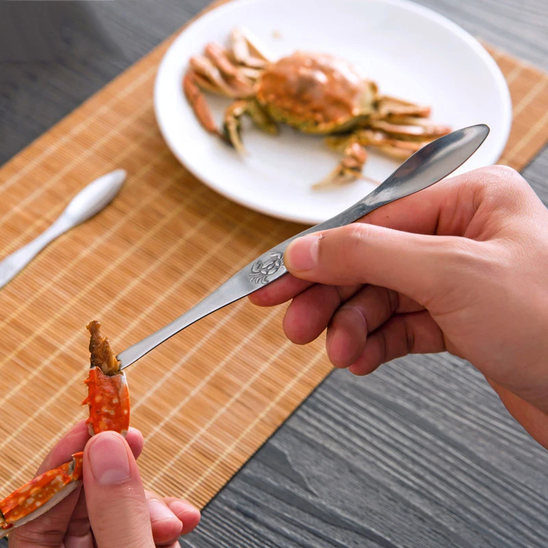 

Stainless Steel Lobster Crab Seafood Tool Kitchen Gadgets Seafood Picks Lobster Fruit Needle Forks Food Clips Tools Accessory