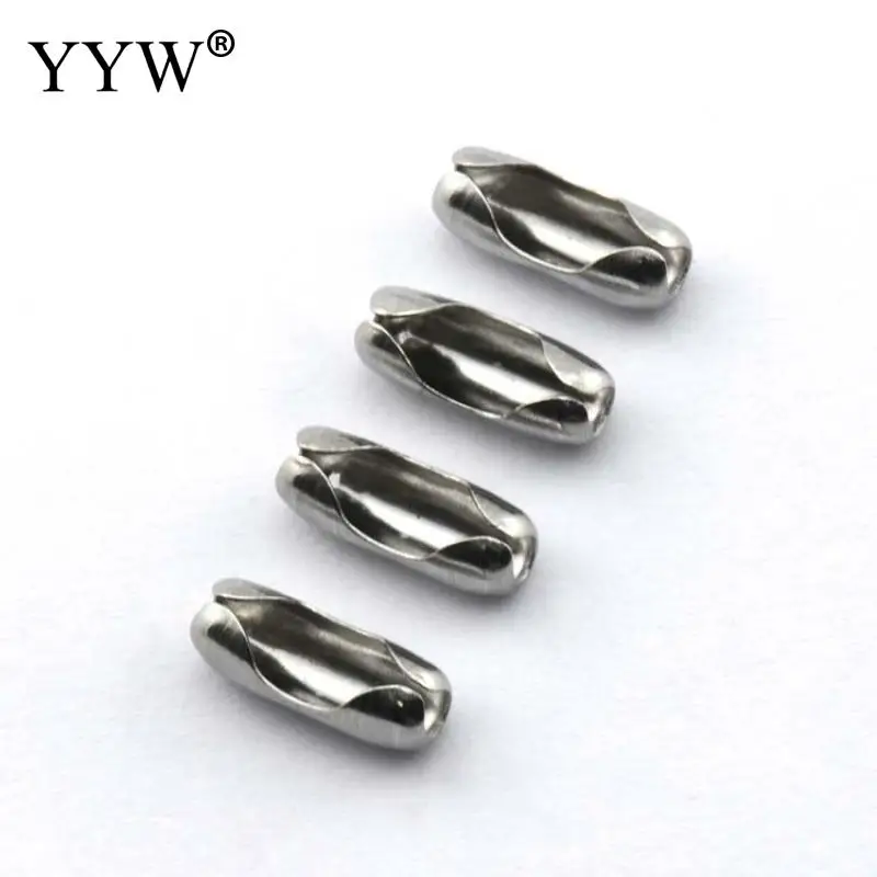 1000pcs/Lot Wholesale Jewelry Findings Components Stainless Steel Ball Chain Connector 5mm
