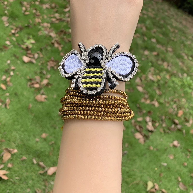 

Adjustable Bee Butterfly Bracelet MIYUKI Bracelet Pulseras Mujer Vintage handmade Crystal Tassel Bracelets For Women Jewelry