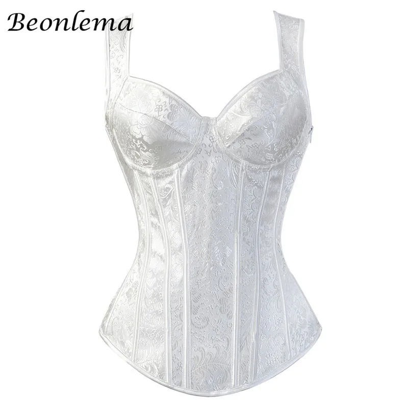 Corset Sexy Push Up Zipper Corselet Corsage Lace Up Bustiers Korset For Posture Vest Slimer Wedding Plus Size Top S-6XL Corset Sexy Push Up Zipper Corselet Corsage Lace Up Bustiers Korset For Posture Vest Slimer Wedding Plus Size Top S-6XL
