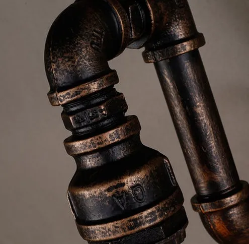 Nordic Loft Style Industrial Vintage Wall Light For Home Antique Metal Water Pipe Lamp Bedside Edison Wall Sconce Lighting