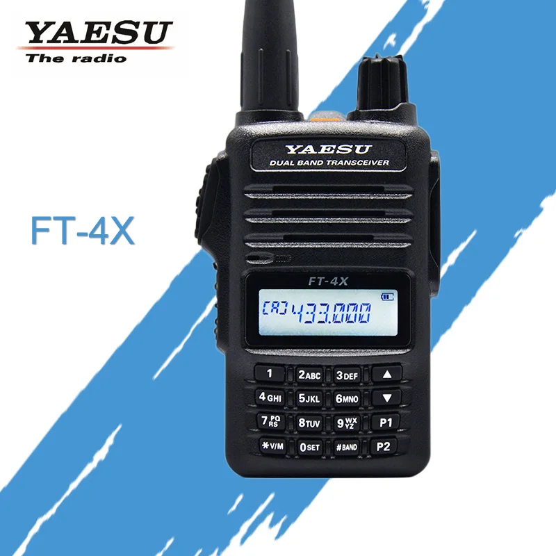 Yaesu FT 4XR Handheld walkie talkie dual band Multi Function