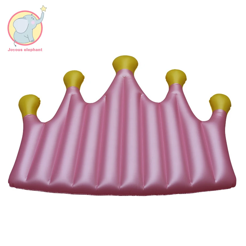 

Giant inflatable pink crown pool floating Swimming Ring swim circle Air Mattress water toys for child adult kids beach party