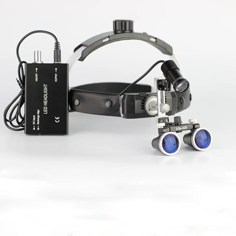  3.5X High Intensity LED Light Surgical Operation Medical Magnifier with Dental Headlight Surgical D - 32907024739