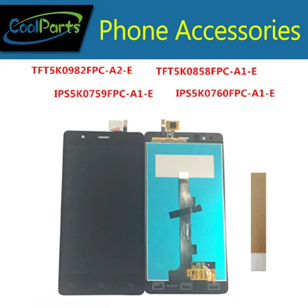 

1PC/Lot For Aquaris E5 TFT5K0982FPC-A2-E/IPS5K0759FPC-A1-E/TFT5K0858FPC-A1-E/IPSK0760FPC-A1-E BQ E5 LCD+Touch Screen+Tape